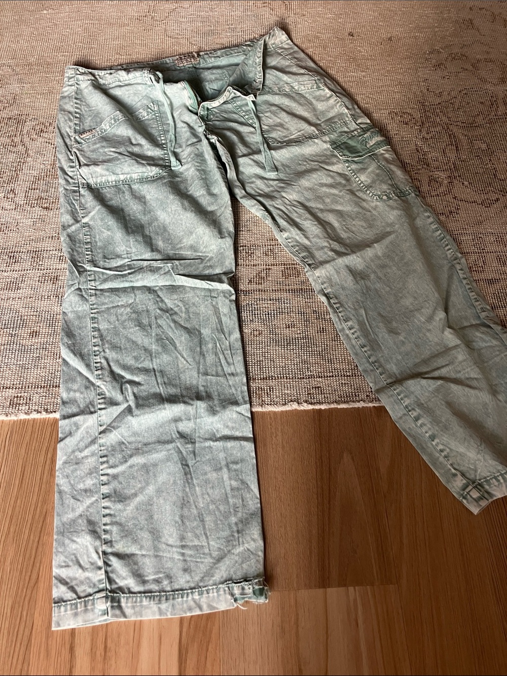 Converse Light Green Cargo Pants - Casual Utility Style